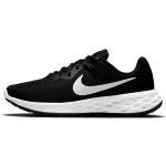 Schwarze Nike Revolution 6 Herrenlaufschuhe mit Strass in Normalweite atmungsaktiv Größe 47,5 