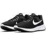 Schwarze Nike Revolution 6 Damenlaufschuhe aus Mesh atmungsaktiv Größe 40,5 