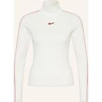 Weiße Nike Rollkragen Rollkragenshirts aus Baumwolle für Damen Größe M 