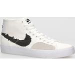 Weiße Skater Nike Blazer Mid High Top Sneaker & Sneaker Boots aus Leder leicht für Herren Größe 40,5 