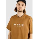 Braune Streetwear Nike SB Collection T-Shirts aus Baumwolle für Herren Größe XL 