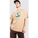 Reduzierte Braune Streetwear Nike SB Collection T-Shirts aus Baumwolle für Herren Größe M 