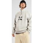 Reduzierte Graue Y2K Nike SB Collection Herrensweatshirts mit Reißverschluss aus Baumwolle Größe M 