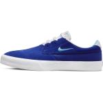 Reduzierte Blaue Nike SB Collection Low Sneaker mit Skater-Motiv aus Veloursleder für Herren Größe 41 