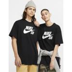 Schwarze Nike SB Collection T-Shirts aus Jersey für Herren Größe L 