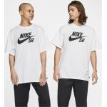 Weiße Nike SB Collection T-Shirts aus Jersey für Herren Größe S 