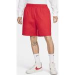 Reduzierte Rote Nike SB Collection T-Shirts mit Skater-Motiv mit Reißverschluss aus Flanell für Herren Größe XL 