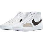 Weiße Skater Nike Blazer Mid High Top Sneaker & Sneaker Boots aus Leder für Herren Größe 43 