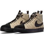 Braune Nike Blazer Mid Wanderschuhe & Wanderstiefel mit Riemchen aus Veloursleder für Herren Größe 44,5 