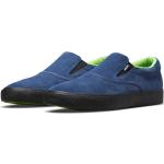 Blaue Skater Nike Zoom Herrenskaterschuhe mit Skater-Motiv aus Leder Größe 42 