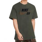 Braune Nike SB Collection T-Shirts aus Jersey für Herren Größe L 