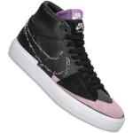Pinke Nike Blazer Mid High Top Sneaker & Sneaker Boots mit Schnürsenkel aus Leder für Herren Größe 40,5 