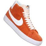 Orange Nike Blazer Mid High Top Sneaker & Sneaker Boots aus Veloursleder mit herausnehmbarem Fußbett für Herren Größe 40,5 