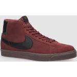 Rote Skater Nike Blazer Mid High Top Sneaker & Sneaker Boots mit Skater-Motiv für Herren Größe 40,5 