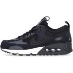 Nike, Schwarze Air Max 90 Futura Sneakers Black, Damen, Größe: 39 EU