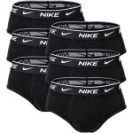 Schwarze Unifarbene Nike Herrenslips & Herrenpanties aus Baumwolle Größe XL 6-teilig 