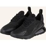 Schwarze Nike Air Max 270 Low Sneaker aus Textil Atmungsaktiv für Herren Größe 35,5 