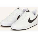 Weiße Nike Court Borough Low Sneaker aus Textil für Damen Größe 40 