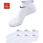 Weiße Sportliche Nike Sneakersocken & Füßlinge aus Baumwollmischung Größe 49 6-teilig 
