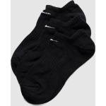 Reduzierte Schwarze Nike Damensneakersocken & Damenfüßlinge aus Baumwollmischung Größe 39 3-teilig 