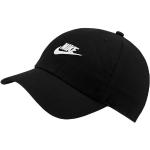 Nike Sportswear Baseball Cap Heritage Futura Washed Hat, schwarz|weiß, schwarz-weiß