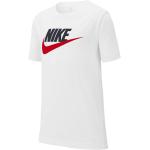 Reduzierte Weiße Nike Kinder T-Shirts aus Baumwolle Größe 158 