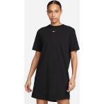 Schwarze Sportliche Nike Mini Rundhals-Ausschnitt Minikleider & kurze Kleider für Damen 