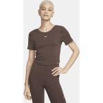 Reduzierte Braune Nike T-Shirts enganliegend für Damen Größe XL 