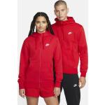 Reduzierte Rote Streetwear Nike Herrenhoodies & Herrenkapuzenpullover mit Reißverschluss aus Fleece Größe XXL für den für den Winter 
