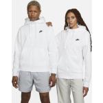Weiße Streetwear Nike Herrenhoodies & Herrenkapuzenpullover mit Reißverschluss Größe L für den für den Winter 