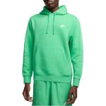 Grüne Nike Herrenhoodies & Herrenkapuzenpullover aus Baumwolle mit Kapuze Größe L 