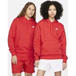 Rote Nike Herrenhoodies & Herrenkapuzenpullover aus Fleece mit Kapuze Größe XXL 