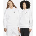 Weiße Nike Herrenhoodies & Herrenkapuzenpullover aus Fleece mit Kapuze Größe XS 