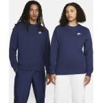 Blaue Nike Herrenhoodies & Herrenkapuzenpullover aus Fleece Größe S 