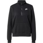 Schwarze Nike Nachhaltige Damensweatshirts aus Fleece Größe S 