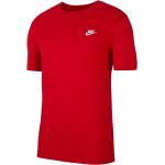 Rote Nike T-Shirts für Herren Größe L 