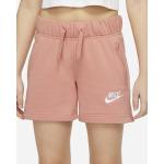 Nike Sportswear Club Older Girls' French Terry Shorts Kids light madder root/white