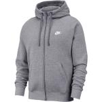 Reduzierte Graue Streetwear Nike Zip Hoodies & Sweatjacken mit Reißverschluss aus Baumwolle für Herren Größe L für den für den Winter 