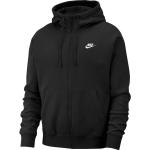 Schwarze Streetwear Nike Zip Hoodies & Sweatjacken mit Reißverschluss aus Fleece für Herren Größe L für den für den Winter 