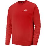 Rote Casual Nike Rundhals-Ausschnitt Herrensweatshirts Größe XXL 