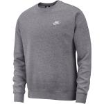 Graue Casual Nike Rundhals-Ausschnitt Herrensweatshirts Größe XS 