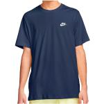 Blaue Langärmelige Nike T-Shirts aus Baumwolle für Herren Größe M 
