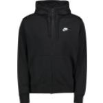 Schwarze Streetwear Nike Zip Hoodies & Sweatjacken mit Reißverschluss aus Baumwolle für Herren Größe M 