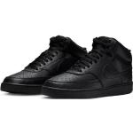 Schwarze Nike Court Vision High Top Sneaker & Sneaker Boots mit Basketball-Motiv Leicht für Herren Größe 42,5 