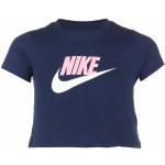 Blaue Nike Kinder T-Shirts aus Baumwolle für Mädchen 