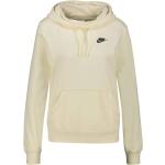 Beige Nike Damenhoodies & Damenkapuzenpullover aus Fleece mit Kapuze Größe XL für den für den Herbst 