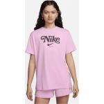 Pinke Elegante Nike T-Shirts für Damen Größe XS 