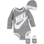Graue Melierte Sportliche Nike Kindermode aus Baumwolle für Babys 