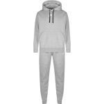 Nike Sportswear Essential Fleece Hooded Track Suit dark grey heather/white