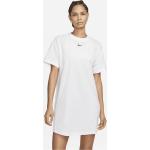 Weiße Elegante Langärmelige Nike Shirtkleider für Damen Größe S 
